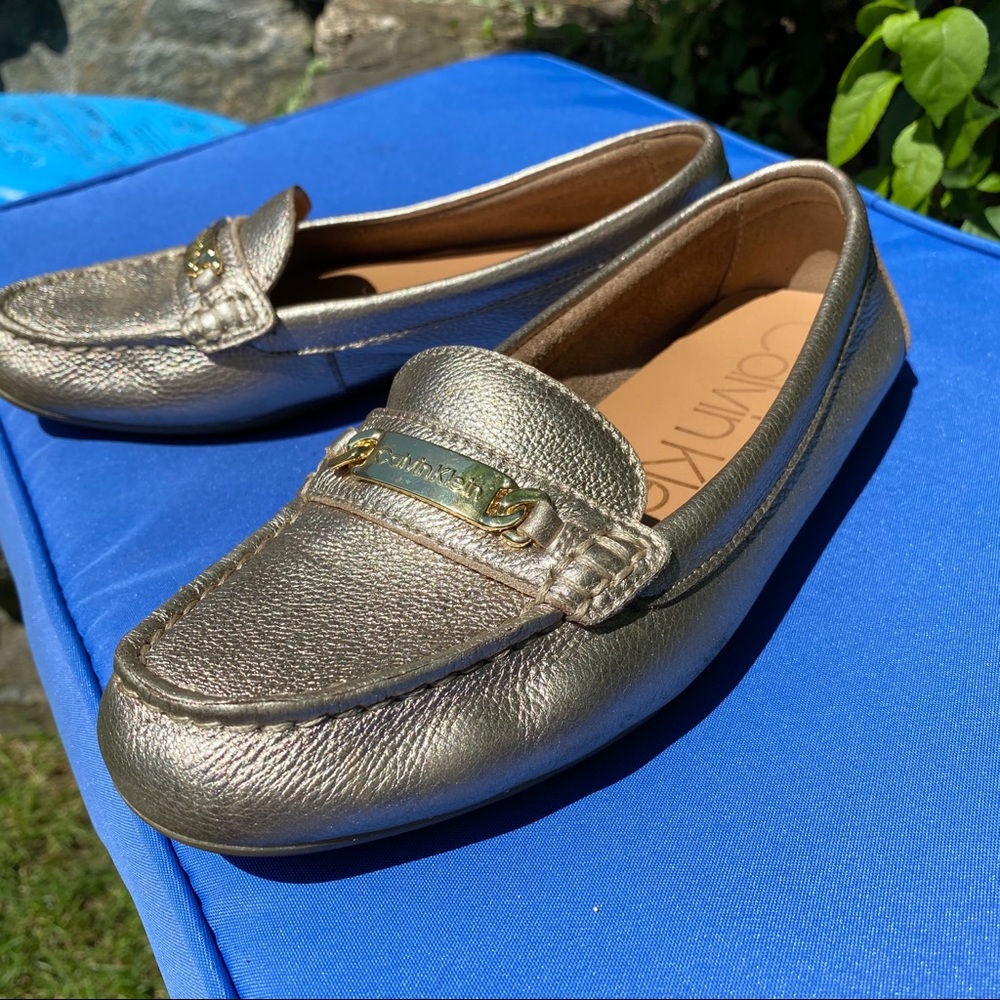 Calvin Klein Lunasi Women Slip on Loafers Flats